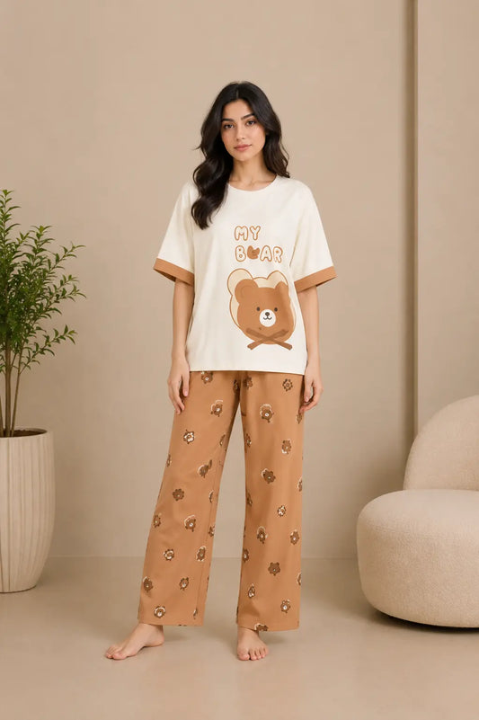My Bear Women Nightwear Set Sb0056