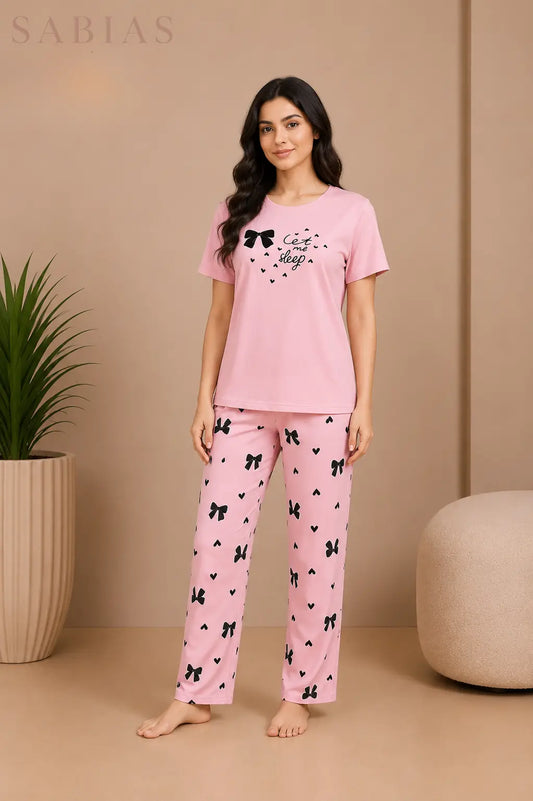 Pink Sleep Nightwear Set Sb0042